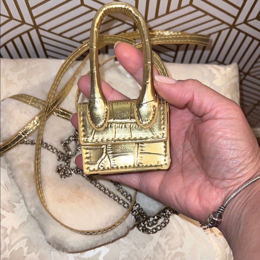 Gold Mini Handbag - Picture 3 of 4